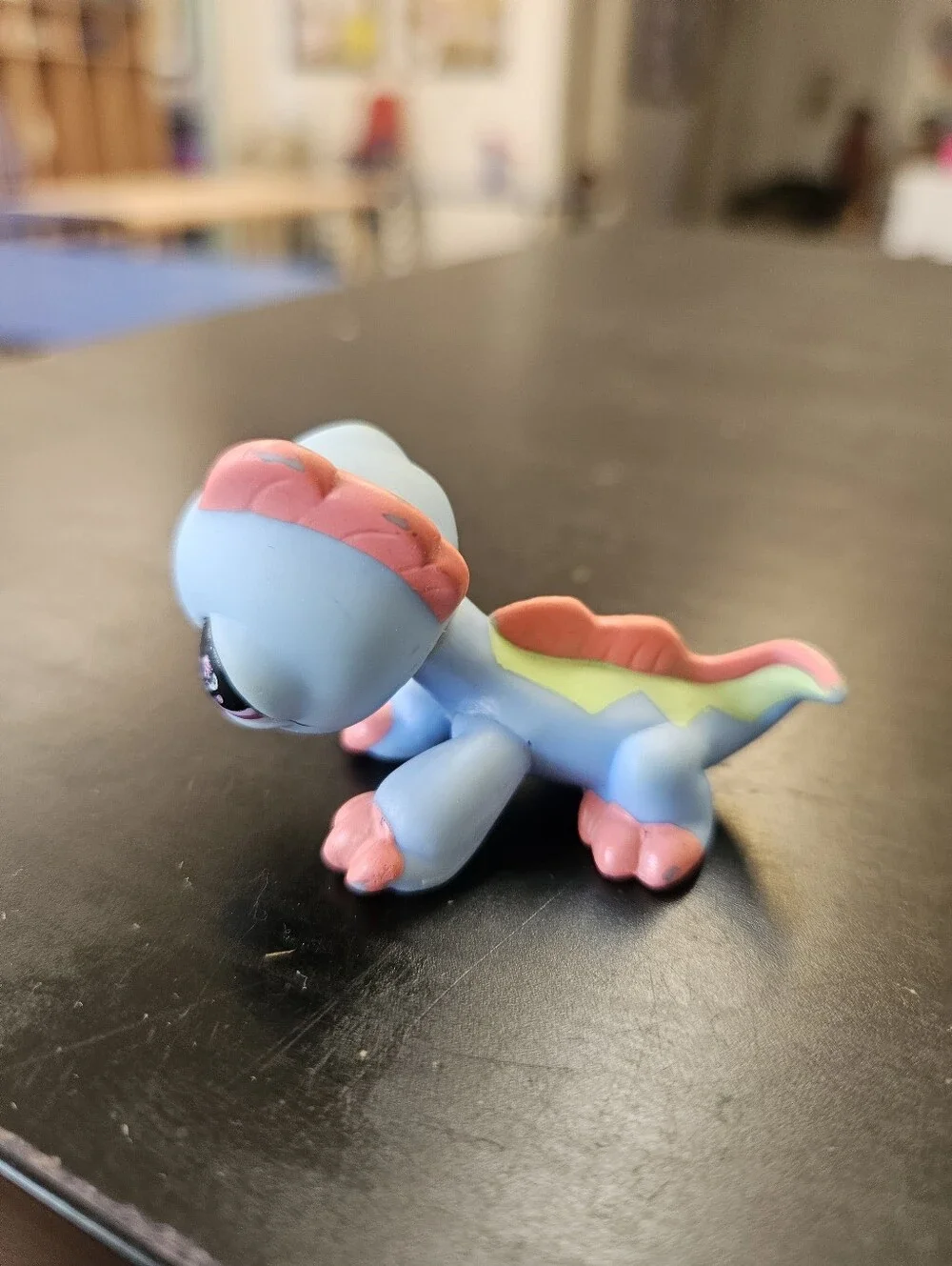 Rare Littlest Pet Shop LPS -  Blue Iguana Lizard #1829